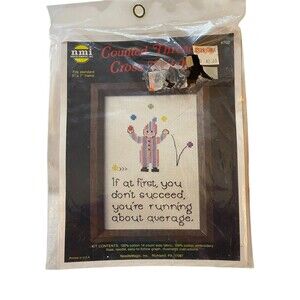 Needlemagic Cross Stitch Kit 702 Succeed NOS